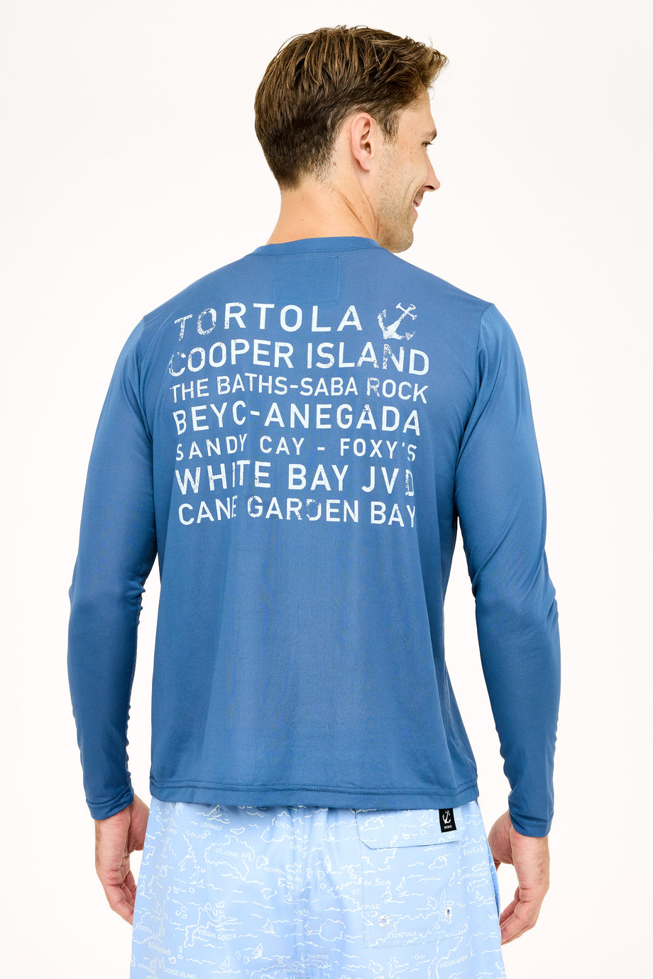 Island Names UPF50 Shirt - Vintage Indigo – HIHO