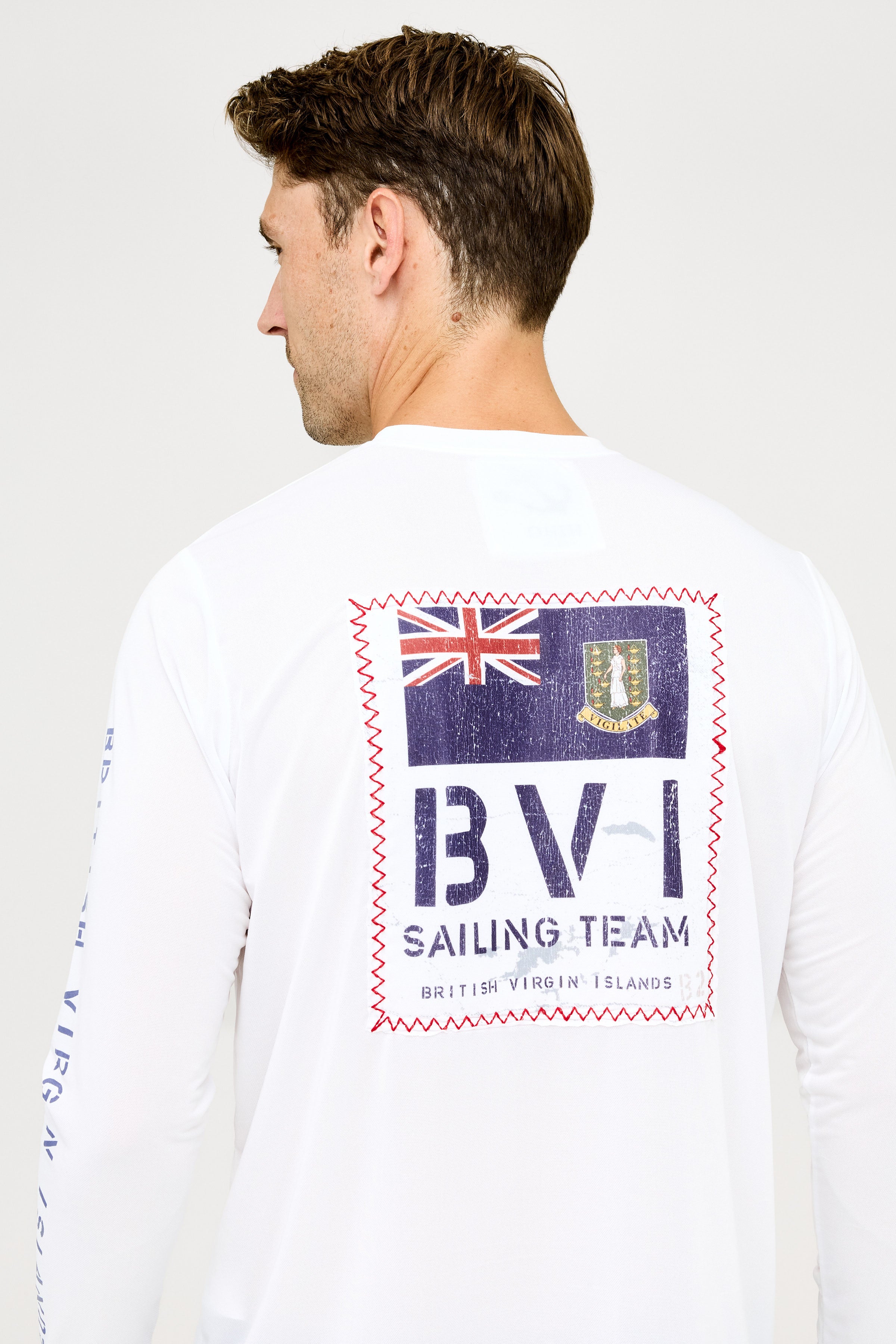 BVI Sailing Team UPF50 Shirt White – HIHO - Main Image