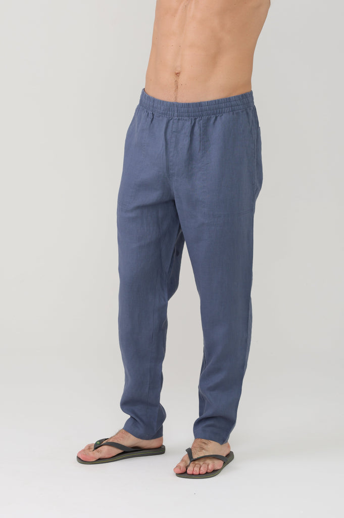 Relaxed Linen Pant - Vintage Indigo – HIHO