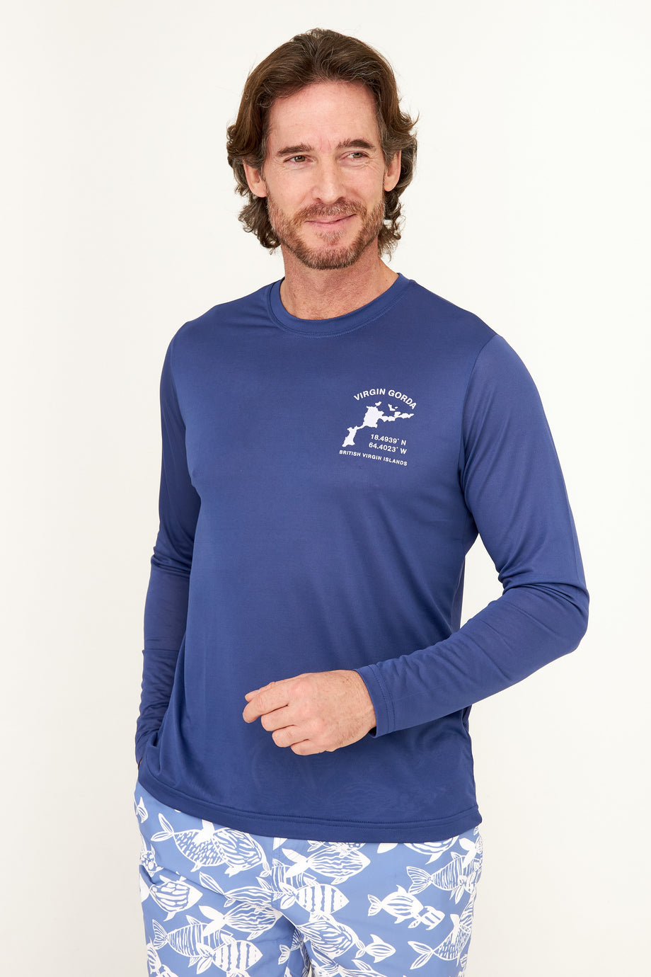 Virgin Gorda GPS UPF50 Shirt - Racing Blue – HIHO