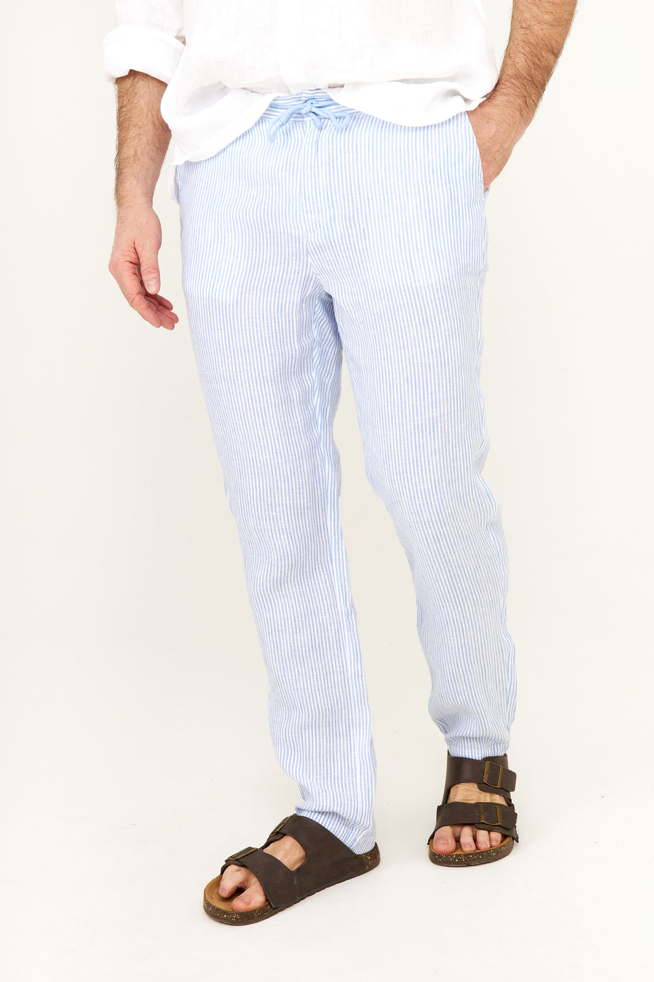 ボトムス House on the hill / Navy Stripe Pants 90 Pants (Navy Stripe) | House on the Hill