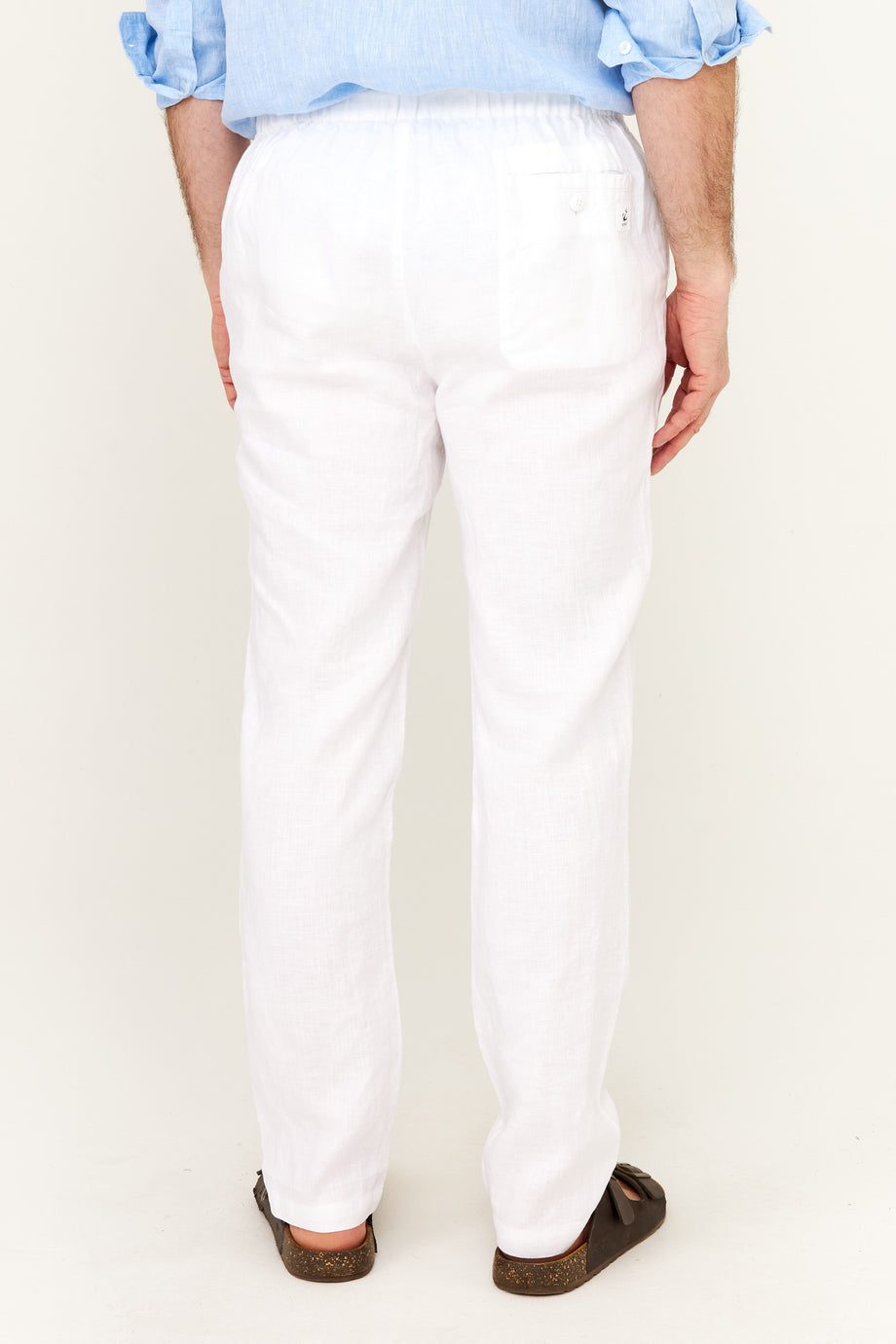 【COLOR iN ID】white line casual pants Men White Premium| Casual Lines Pant| Comfortable Quality