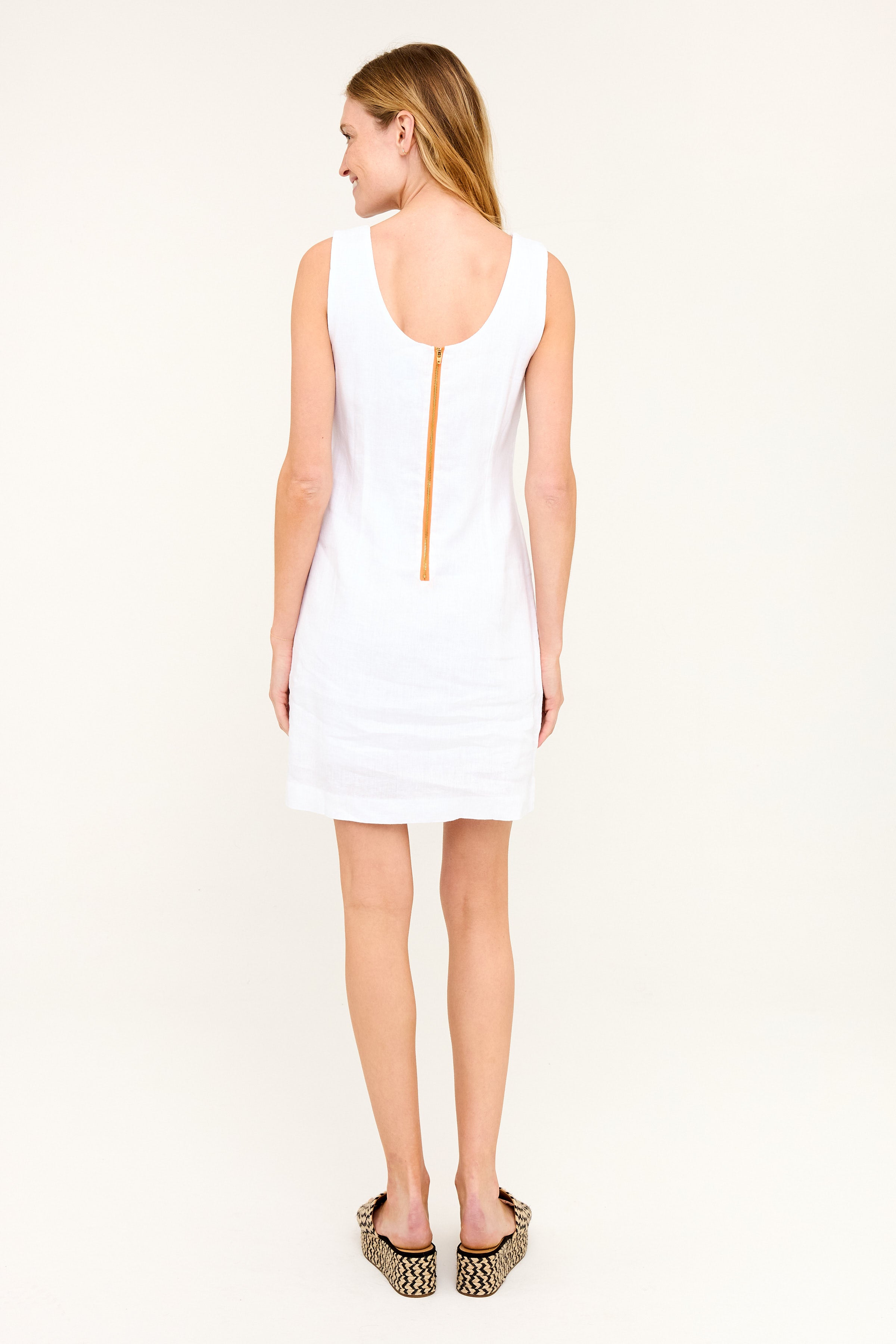 Ginnie Shift Dress- White HIHO Ginnie Shift Dress- White HIHO