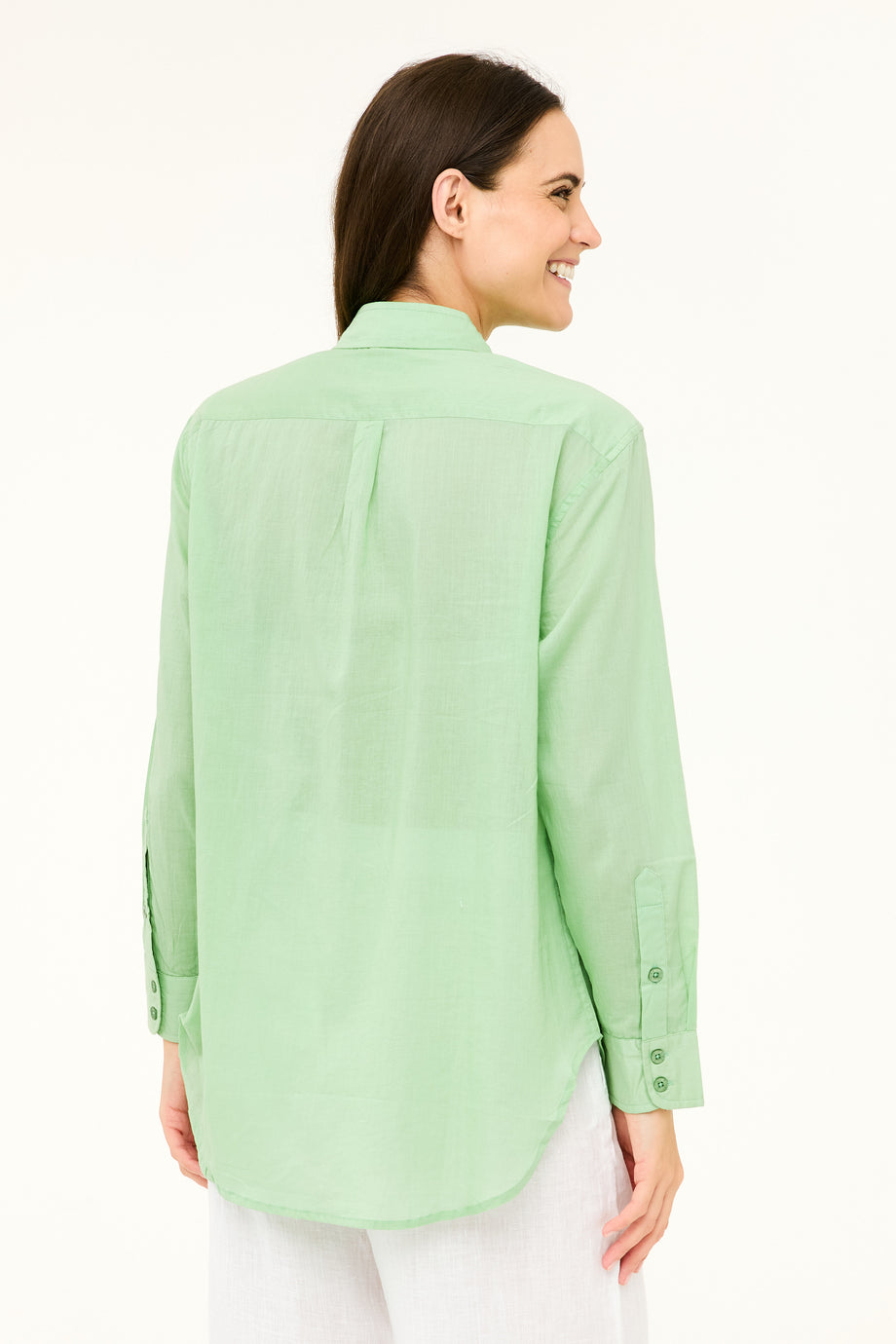 トップス OperaSPORT LAURA SHIRT/H beauty andyouth Laura Shirt - Zephyr Green – HIHO