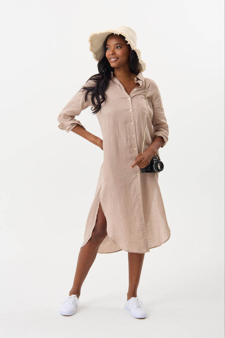 long button down dress Up Collared Neck Sleeve Shirt Blush Pink / XL Ophelia Button Down Midi Shirt Dress in Blush Pink size Medium by Fashion Nova Fuguibadn Women Sleeveless Shirt Long