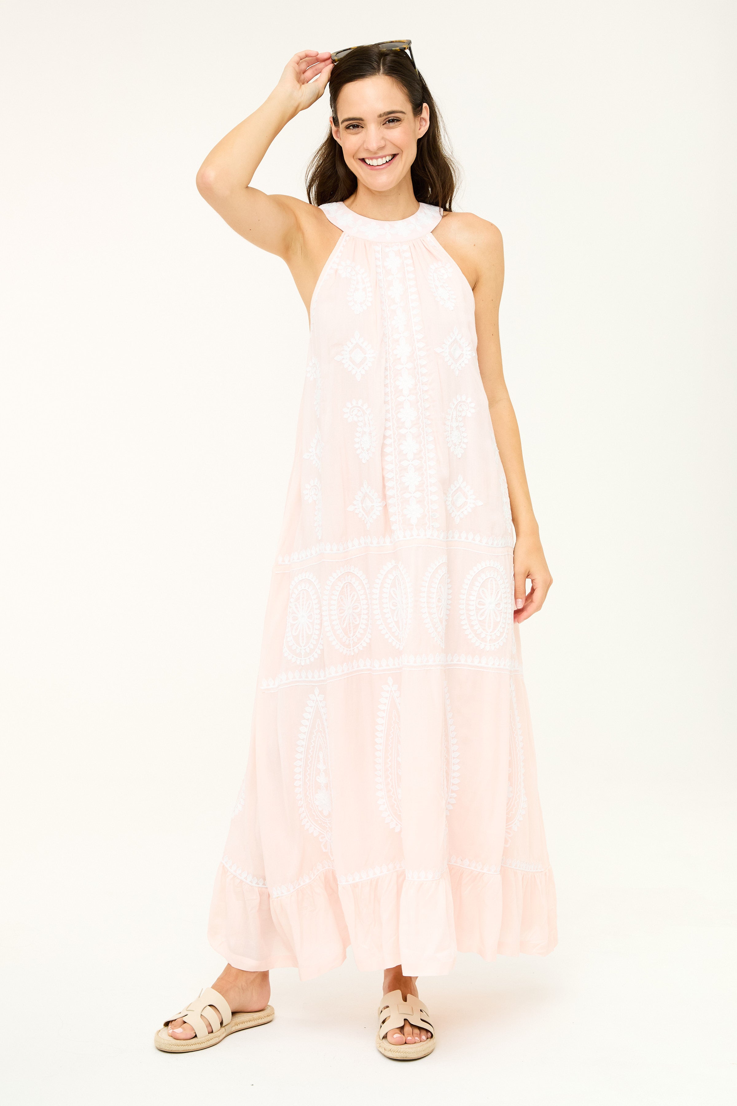 Mustique Dress - Barely Pink HIHO Mustique Dress - Barely Pink HIHO
