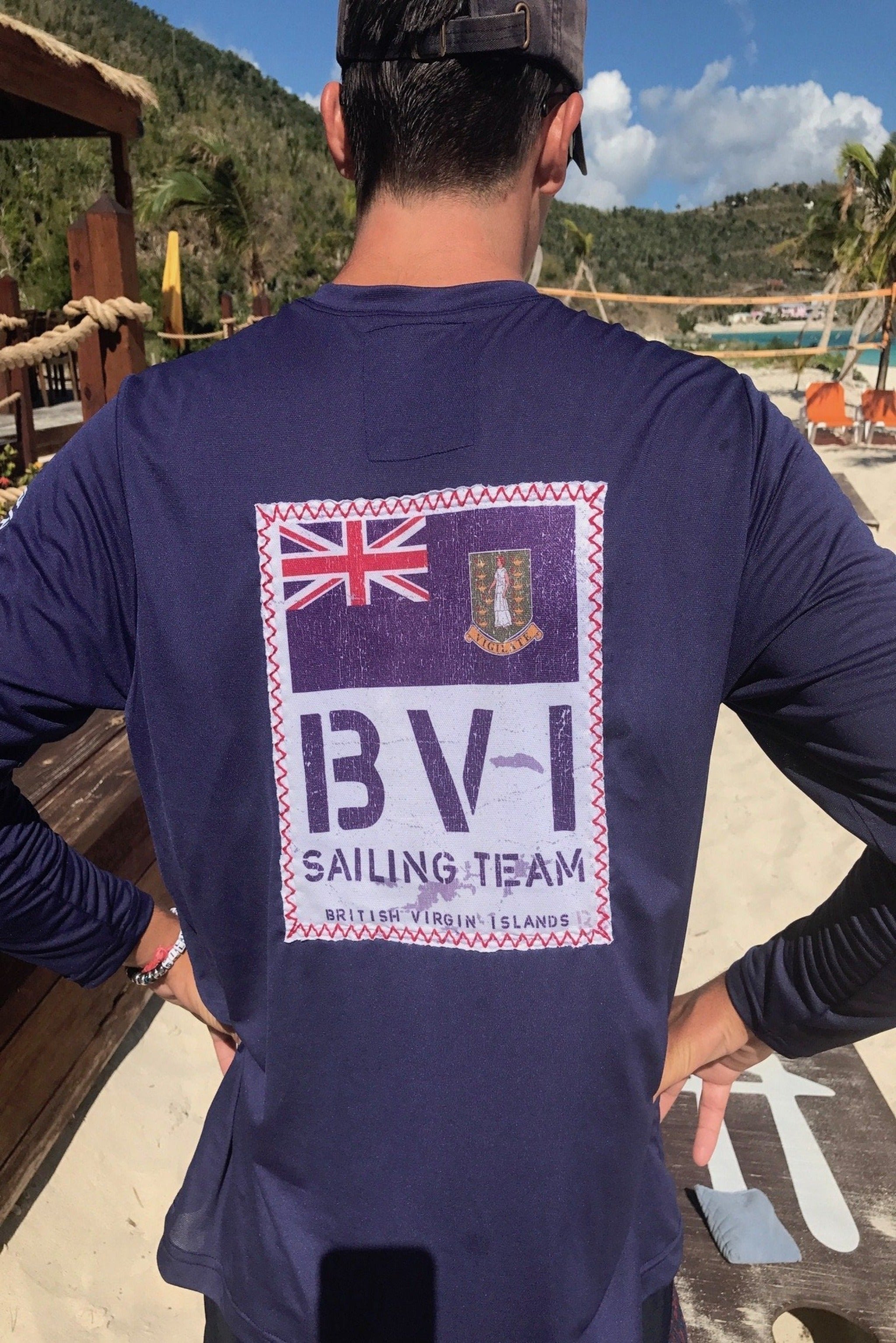 Bvi Sailing Team Upf50 Shirt - Racing Blue XXL / Racing Blue